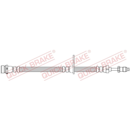 Quick Brake 32.700 Brake Hose to suit Ford