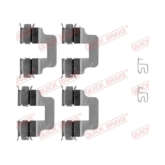 Quick Brake Brake pad fitting set