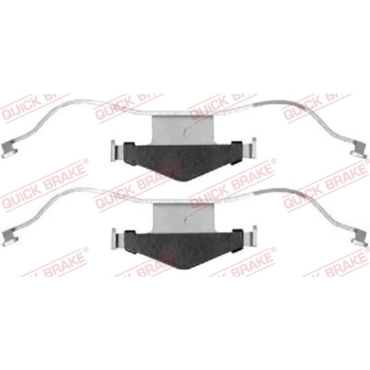 Quick Brake Brake pad fitting set