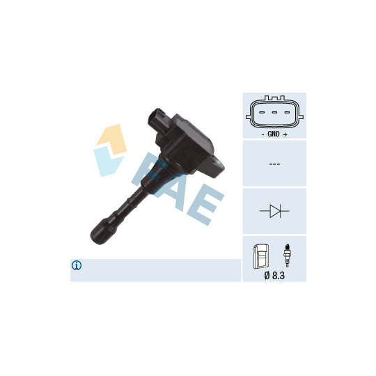 Fae Ignition coil to suit Nissan, Hitachi, Infiniti