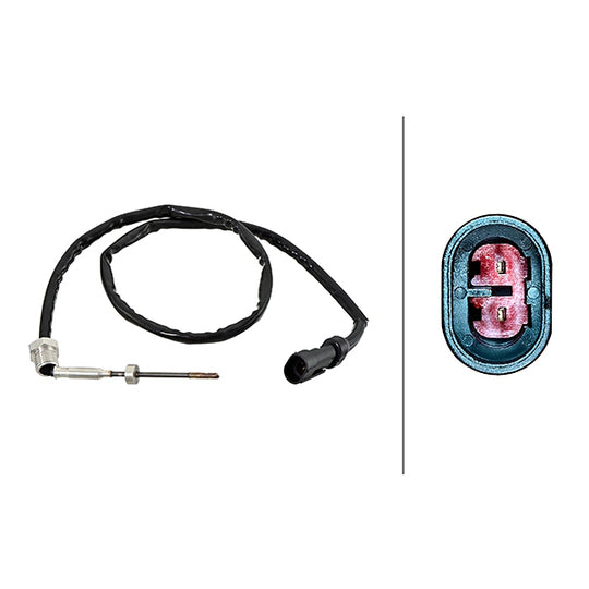 Hella 6PT 358 181-371 Sensor, exhaust gas temperature to suit Daf