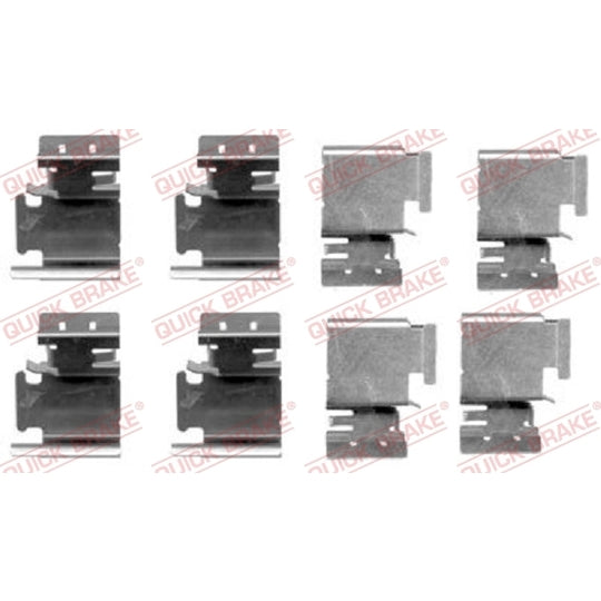 Quick Brake Brake pad fitting set