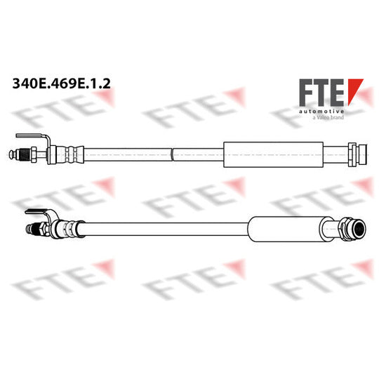 Fte Brake Hose to suit Ford