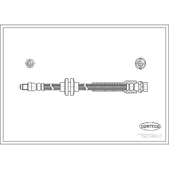 Corteco Brake Hose
