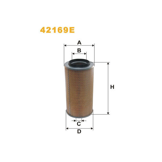 Wix Filters Air filter to suit Mercedes-Benz
