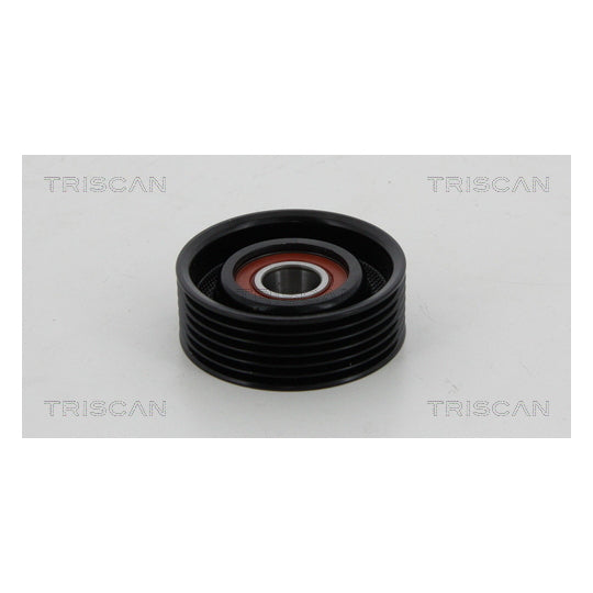 Triscan Deflection/Guide Pulley, V-ribbed belt to suit Ford