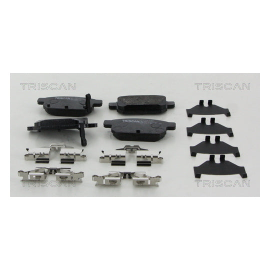 Triscan Brake Pad Set, disc brake to suit Suzuki