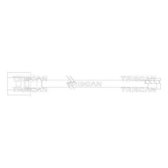 Triscan Warning Contact, brake pad wear to suit VW, Porsche