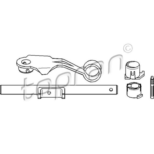 Topran Release Fork, clutch to suit Peugeot, Citroën