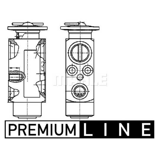 Mahle Expansion Valve, air conditioning to suit Volvo, Porsche