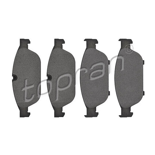 Topran Brake Pad Set, disc brake to suit Audi