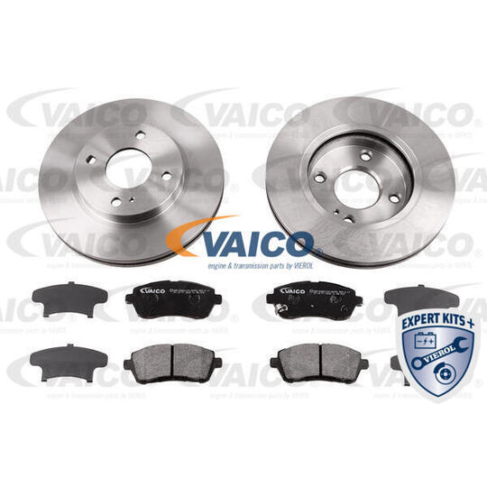 Vaico Brake Set, disc brakes to suit Mitsubishi, Toyota, Ford