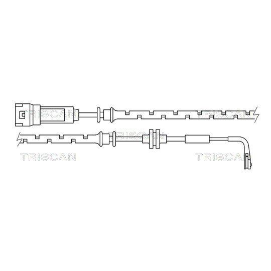 Triscan Warning Contact, brake pad wear to suit Opel, Vauxhall