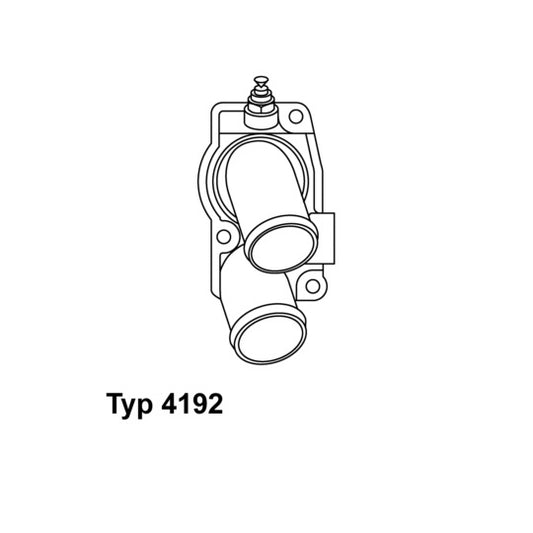 Borgwarner (Wahler) Thermostat, coolant to suit Opel, Vauxhall