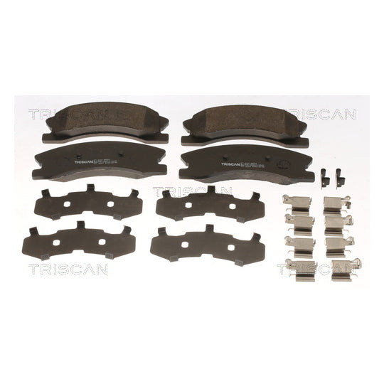 Triscan Brake Pad Set, disc brake to suit Jeep