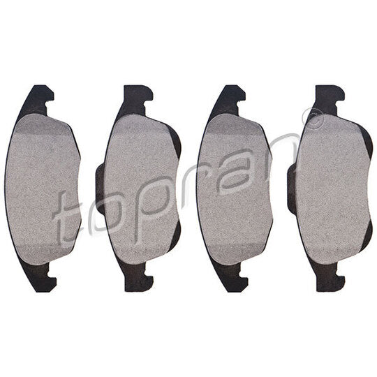 Topran Brake Pad Set, disc brake to suit Peugeot, Citroën