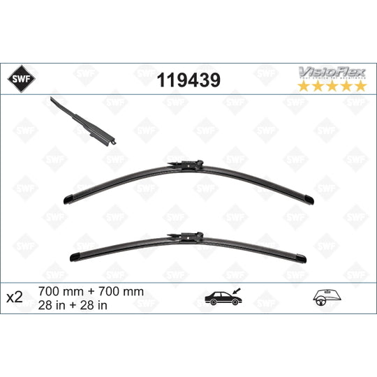 Swf Wiper Blade to suit Ford