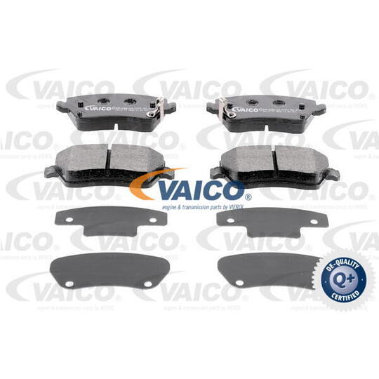 Vaico Brake Pad Set, disc brake to suit Nissan, Peugeot, Chevrolet
