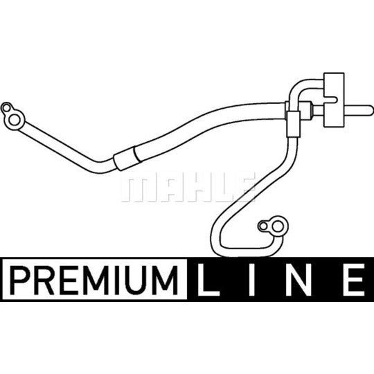 Mahle High-/Low Pressure Line, air conditioning to suit Ford