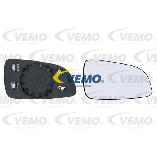 Vemo V40-69-0006 Mirror Glass, outside mirror to suit Opel