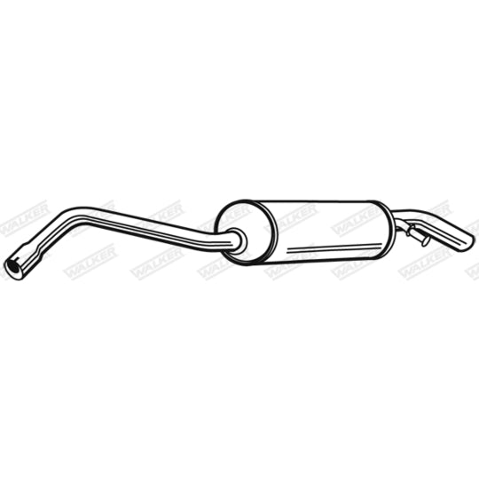 Walker End Silencer to suit Ford