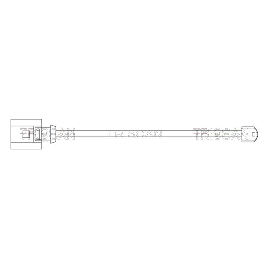 Triscan Warning Contact, brake pad wear to suit Audi, VW, Porsche