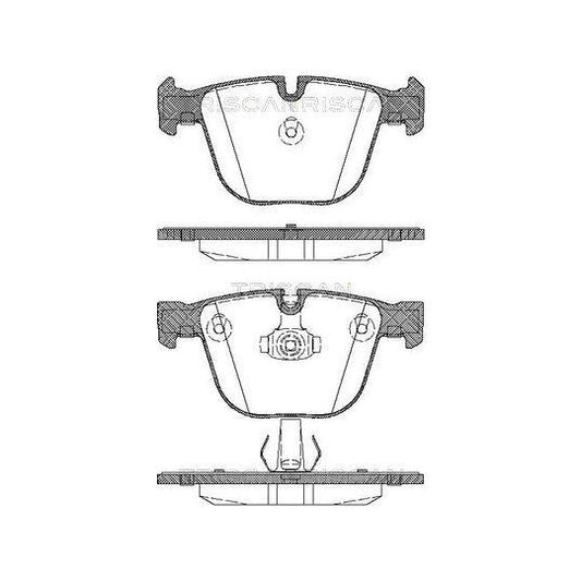 Triscan Brake Pad Set, disc brake to suit BMW