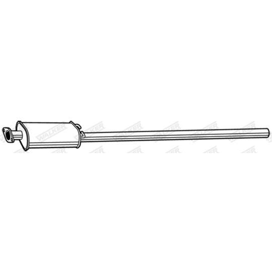 Walker End Silencer to suit Ford