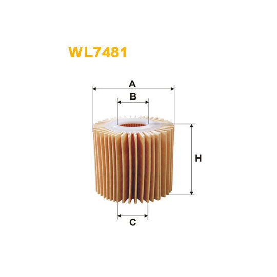 Wix Filters Oil filter to suit Toyota, Subaru