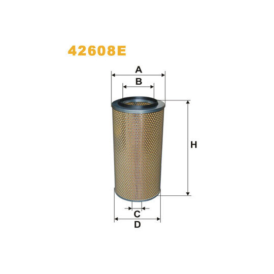 Wix Filters Air filter to suit Ford, Fiat, Case