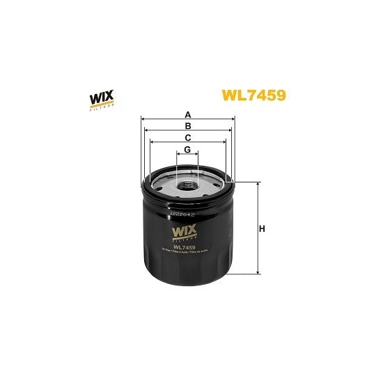 Wix Filters Oil filter to suit Ford, Mazda, Volvo