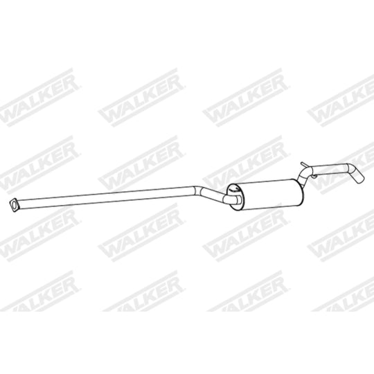Walker 24342 End Silencer to suit Ford