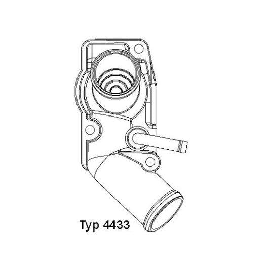 Borgwarner (Wahler) Thermostat, coolant to suit Opel, Vauxhall