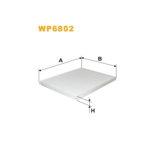 Wix Filters WP6802 Filter, interior air to suit Opel, Vauxhall
