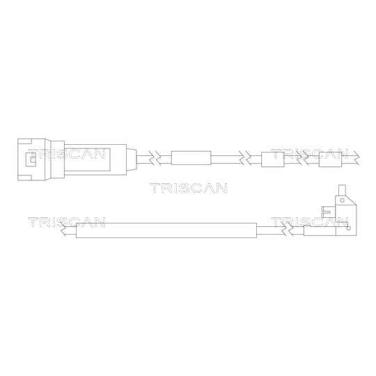 Triscan Warning Contact, brake pad wear to suit Opel, Vauxhall