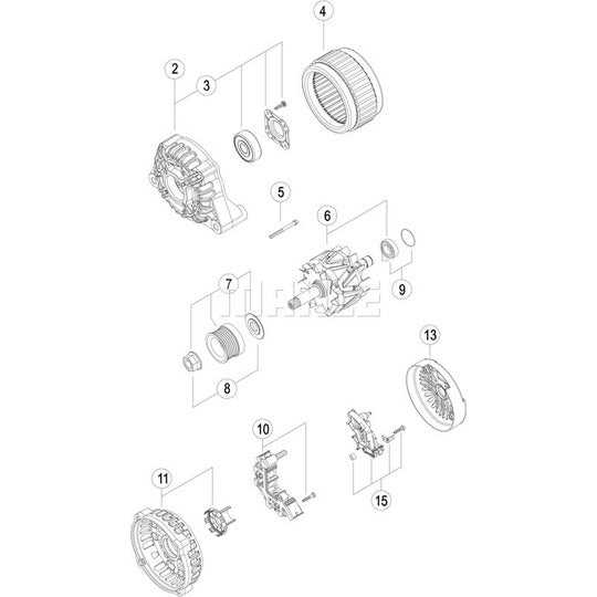 Mahle Alternator to suit Deutz