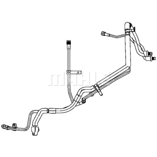 Mahle High-/Low Pressure Line, air conditioning to suit Ford