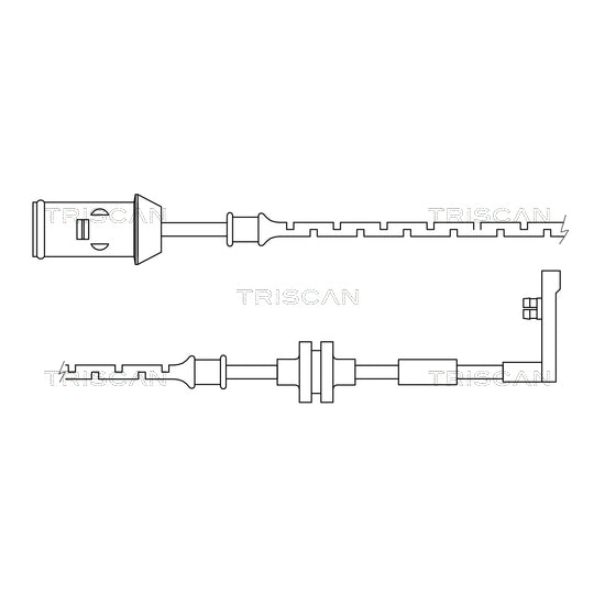Triscan Warning Contact, brake pad wear to suit Opel, Vauxhall