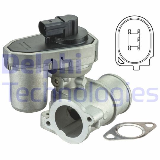 Delphi EGR Valve to suit Ford, Jaguar