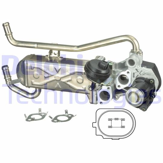 Delphi EGR Valve to suit Audi, VW, Seat