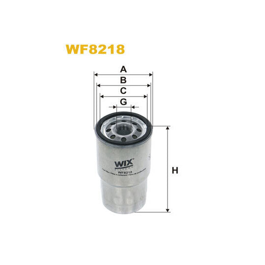 Wix Filters Fuel filter to suit Toyota, Mazda, Ahlmann