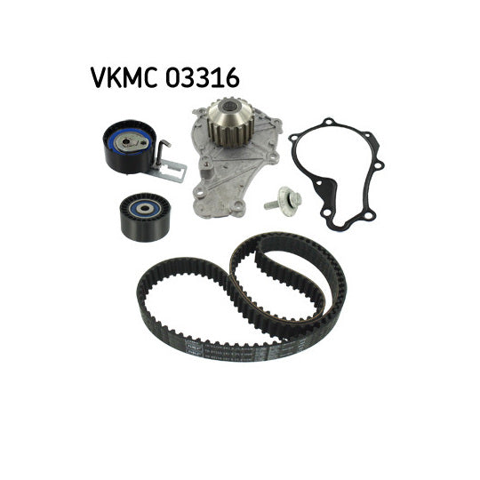 Skf Water Pump & Timing Belt Set to suit Mitsubishi, Toyota, Ford