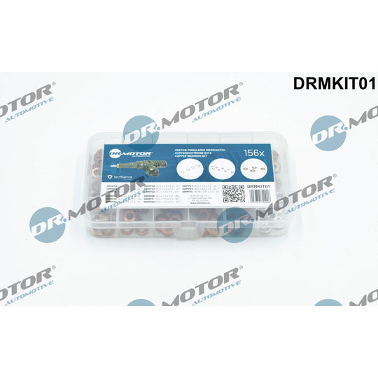 Dr.Motor Automotive Seal Kit, injector nozzle to suit Mitsubishi, Toyota, Ford