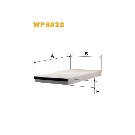Wix Filters WP6828 Filter, interior air to suit Opel