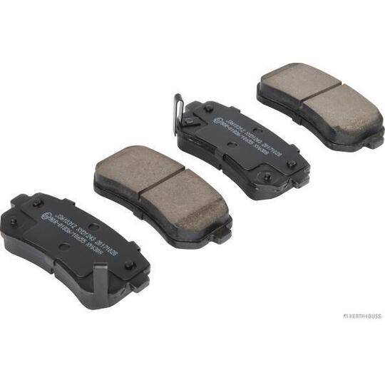 Herth+Buss Jakoparts Brake Pad Set, disc brake to suit Toyota, Hyundai, Kia