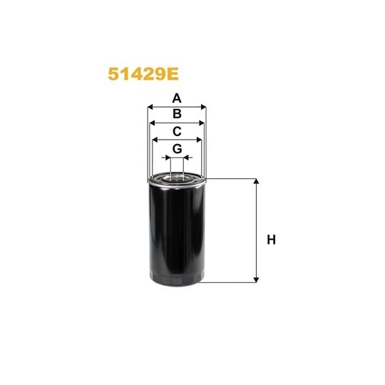 Wix Filters Oil filter to suit Fiat, Iveco, New Holland