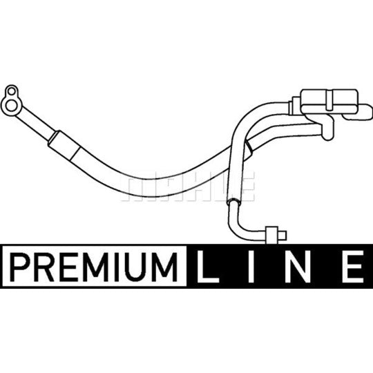 Mahle High-/Low Pressure Line, air conditioning to suit Ford