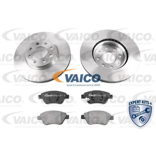 Vaico Brake Set, disc brakes to suit Fiat, Opel, Vauxhall