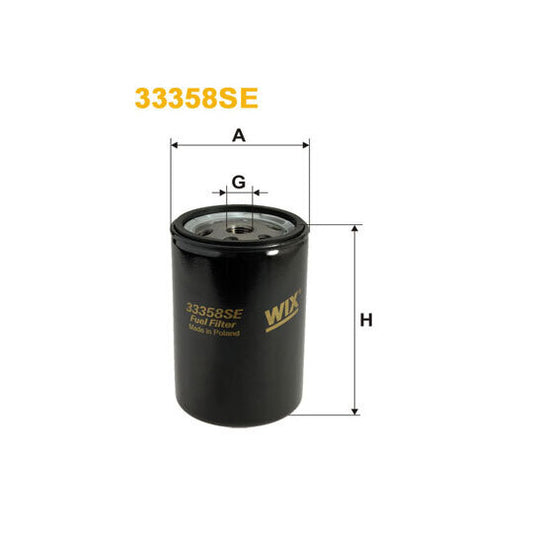 Wix Filters Fuel filter to suit Mitsubishi, Ford, BMW