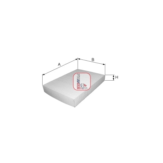 Sofima S 3010 C Filter, interior air to suit Opel, Vauxhall